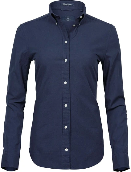 TJ Halenka Oxford Perfect s dlouhým rukávem 18. navy model 22409090 - Tee Jays TJ Halenka Oxford Perfect s dlouhým rukávem 18. navy model 22409090 - Tee Jays
