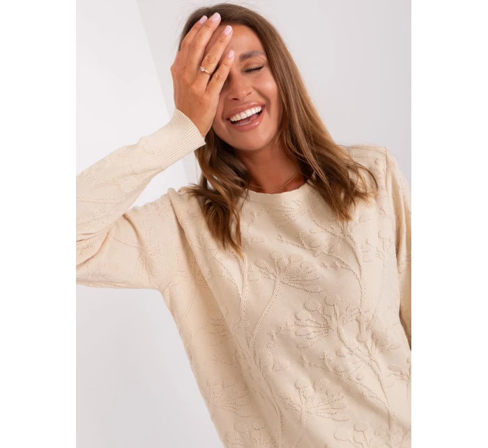 Jumper AT SW 2231.99P svetlo béžová