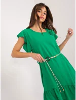 Sukienka DHJ SK model 19760144 zielony - FPrice Sukienka DHJ SK model 19760144 zielony - FPrice