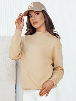 SWAN dámska bavlnená mikina béžová FashionStreet BY1291