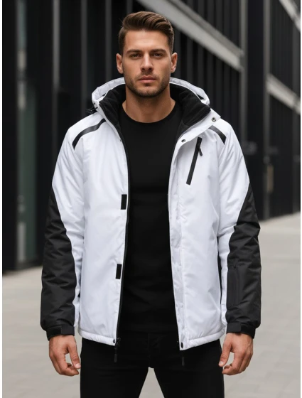 Pánská lyžařská bunda bílá Dstreet model 21995693 - FashionStreet