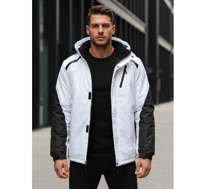 Pánská lyžařská bunda bílá Dstreet model 21995693 - FashionStreet