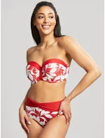 Dámský spodní díl plavek  Červená s bílou  model 18794625 - Panache