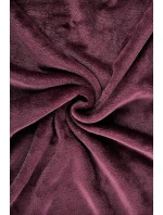 Dámsky župan Flora s kapucňou 39564853 jednofarebný fialovo-vínový - Vestis Dámsky župan Flora s kapucňou 39564853 jednofarebný fialovo-vínový - Vestis