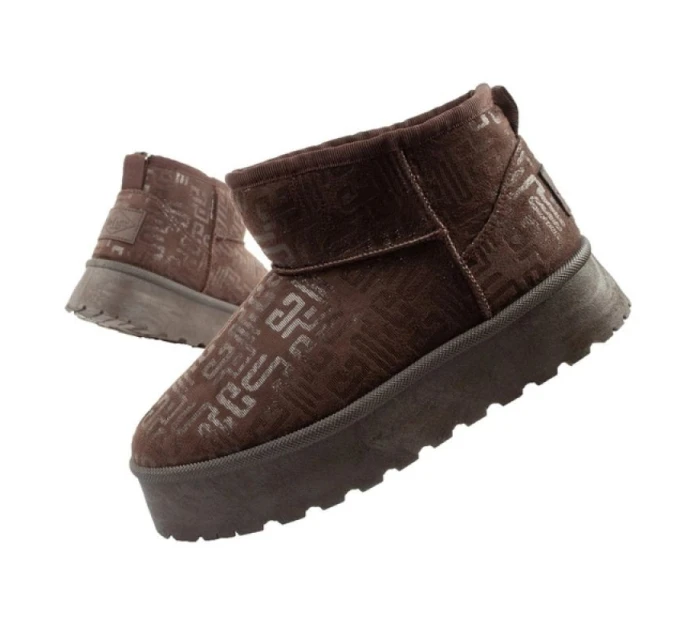 snow boots winter fashion  boots dark brown dámské model 21406169 - Lee Cooper