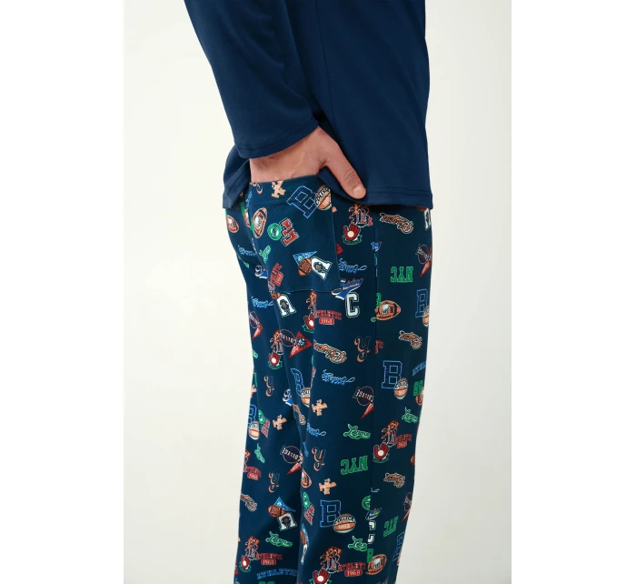 Vamp - Pánske pyžamo s potlačou 21611 - Vamp Vamp - Pánske pyžamo s potlačou 21611 - Vamp