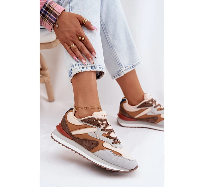 Dámské tenisky z semiše McArthur MA253W hnědé