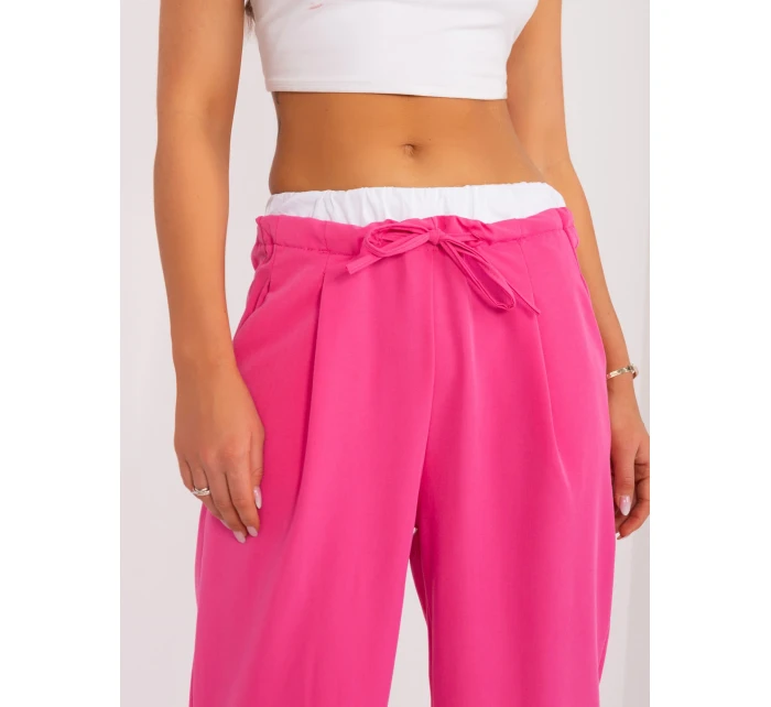 Spodnie DHJ SP model 21175319 fuksjowy - FPrice Spodnie DHJ SP model 21175319 fuksjowy - FPrice