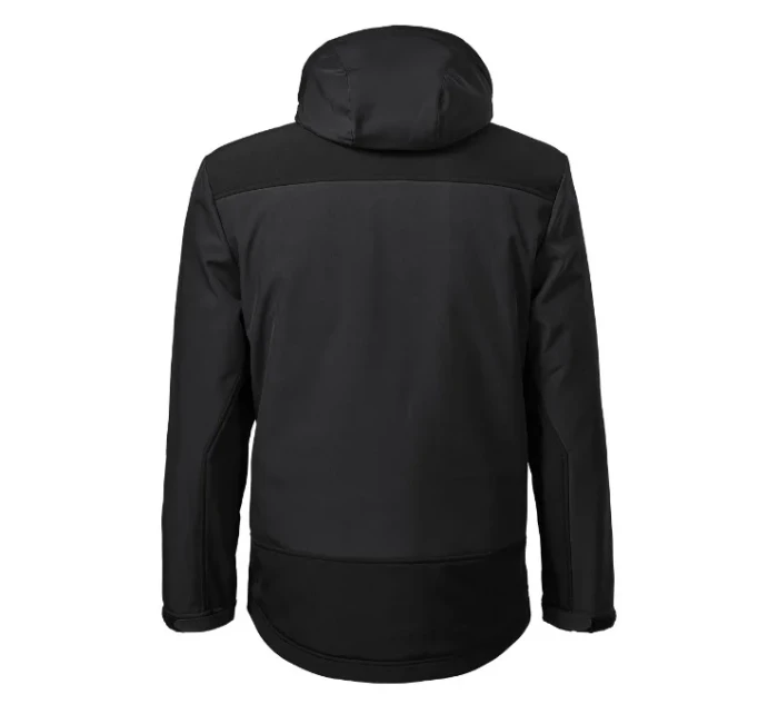 Vertex pánska zimná softshellová bunda ebony gray