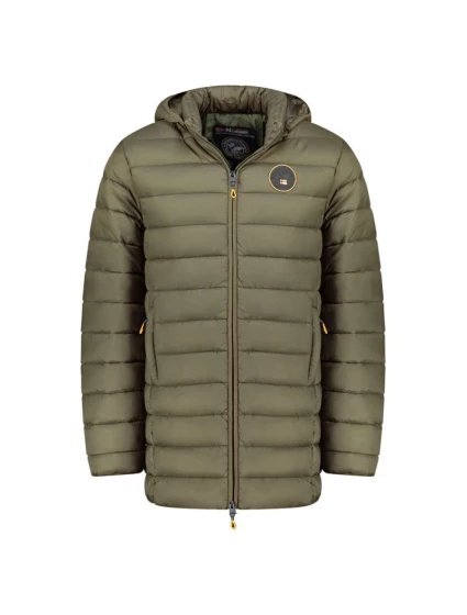 Geographical Norway Pánska bunda AMIGOMAP LONG HOOD DB KAKI MEN 233 KAKI (WZ5087H/GN-KAKI)