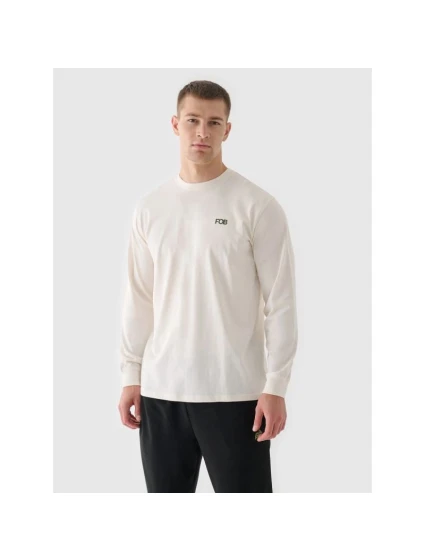 Pánské tričko oversize s potiskem a dlouhým rukávem model 21907571 - 4F