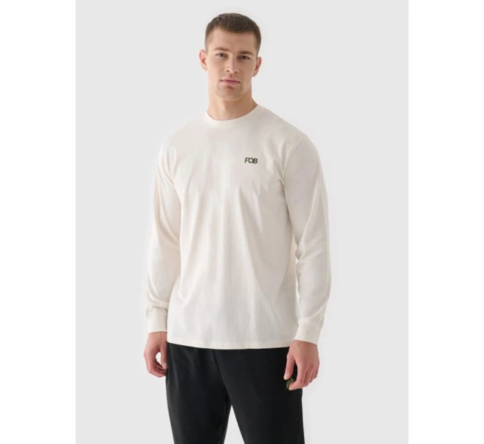 Pánské tričko oversize s potiskem a dlouhým rukávem model 21907571 - 4F