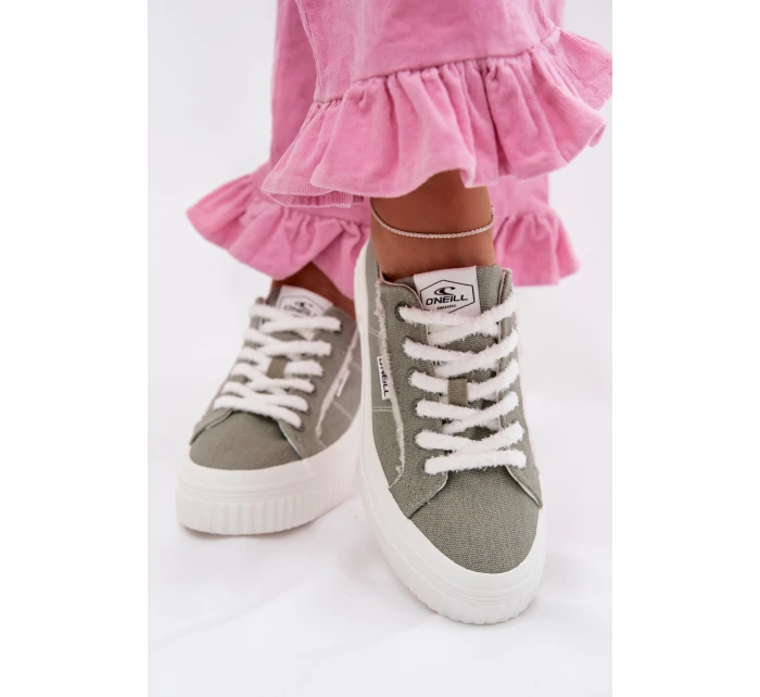 Dámské tenisky na platformě  C WOMEN LOW Zelené model 22027674 - O'neill