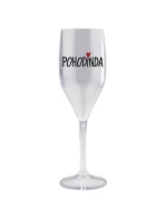 POHODINDA - čirá nerozbitná prosecco sklenice 150 ml