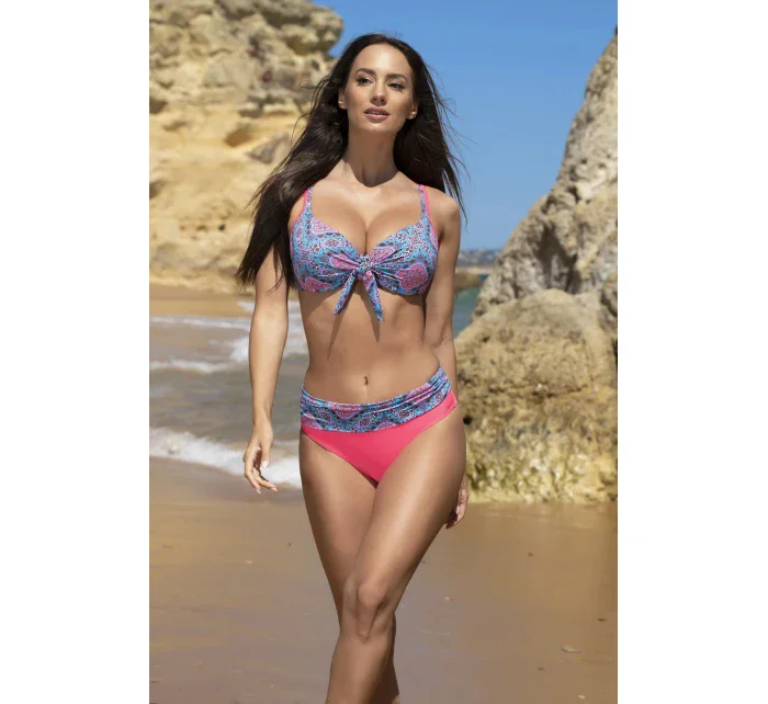 Dámske dvojdielne plavky Vera 14 modro-ružové - Madora