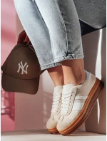 Dámské sportovní tenisky beige Dstreet model 21983881 - FashionStreet