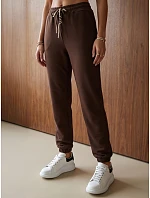 Dámská tepláková souprava v čokoládově hnědé barvě FashionStreet AY1236 Dámská tepláková souprava v čokoládově hnědé barvě FashionStreet AY1236