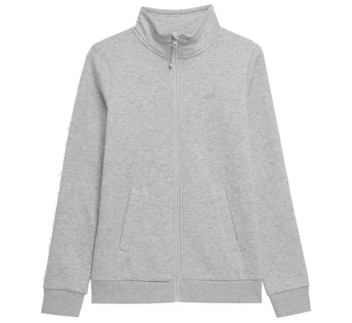 Mikina 4F W 4FSS23TSWSF371 cool light grey malange Mikina 4F W 4FSS23TSWSF371 cool light grey malange