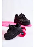 Dětská sportovní obuv se suchým zipem Černá model 21587391 - Boto