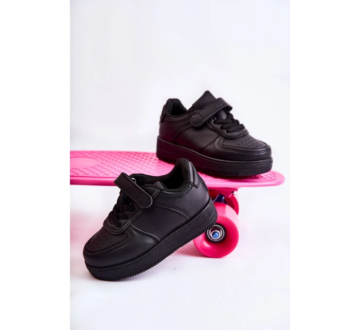 Dětská sportovní obuv se suchým zipem Černá model 21587391 - Boto