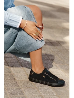 Dámské Textilní Tenisky Big Star model 21693828 Černé - Big Star Shoes