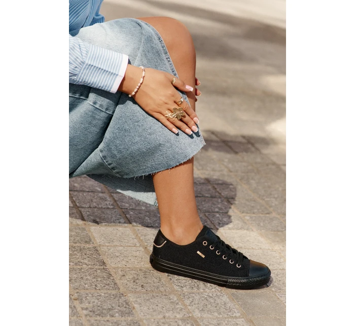 Dámské Textilní Tenisky Big Star model 21693828 Černé - Big Star Shoes