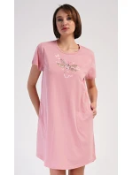 Dámske domáce šaty s krátkymi rukávmi Vanda Dámske domáce šaty s krátkymi rukávmi Vanda