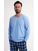 Pánské pyžamo dlouhé model 22405510 - Vienetta MAN Pánské pyžamo dlouhé model 22405510 - Vienetta MAN