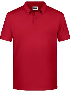 Daiber 8010 Pánske polo tričko z bio bavlny 02.8010 červené