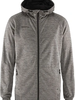 ADV Unify Hoodie Jacket M Pánská bunda s kapucí model 22466602 dark grey melange - Craft Corporate