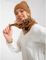 Tunelový šál AT KM CM 331 hnedý