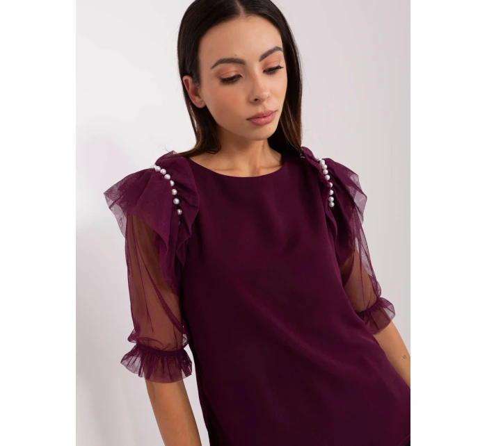 Blúzka LK BZ 506682.26P tmavo fialová