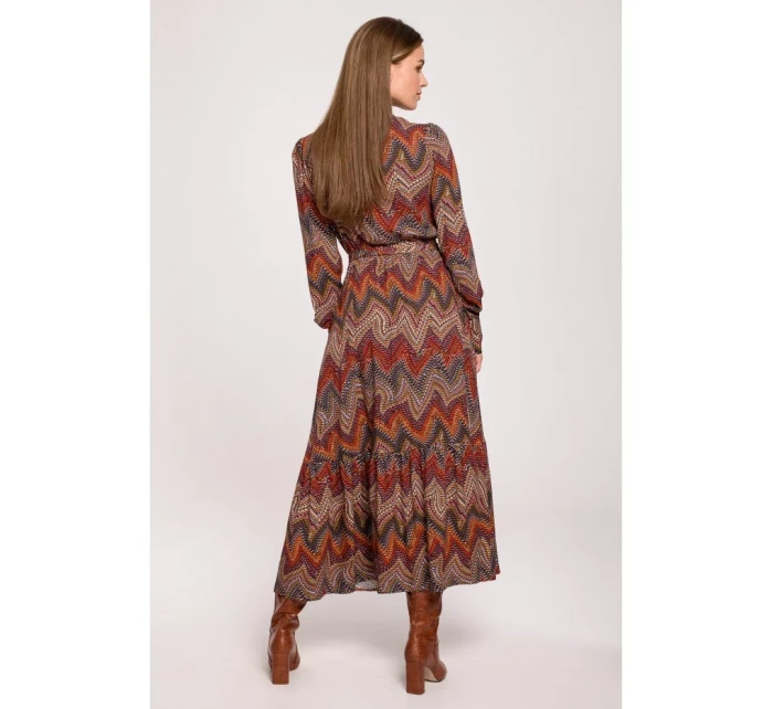 Maxi šaty s potiskem model 1 model 20082531 - STYLOVE