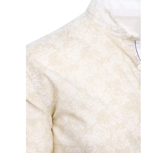 Béžová pánska košeľa Dstreet DX2306