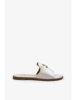 Elegantné dámske lesklé papuče s ornamentom S.Barski Silver