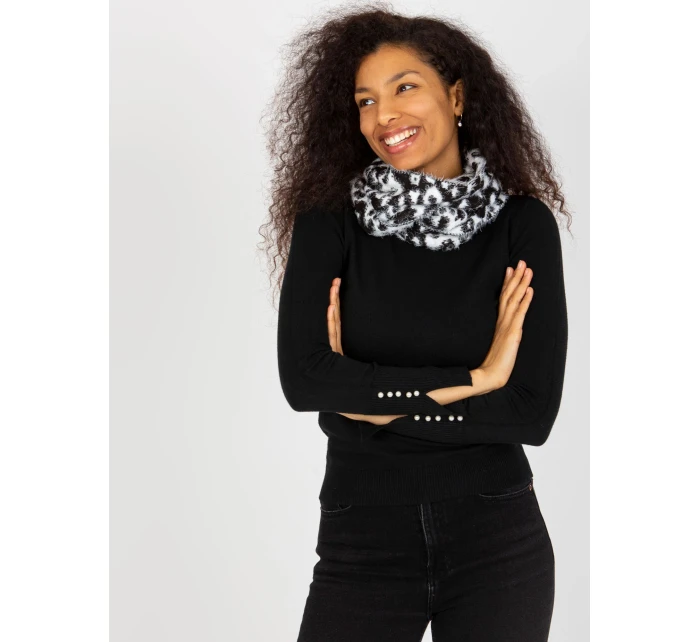 Dámská šála AT KM ENEC Bílá s černou model 21782940 - FPrice Dámská šála AT KM ENEC Bílá s černou model 21782940 - FPrice