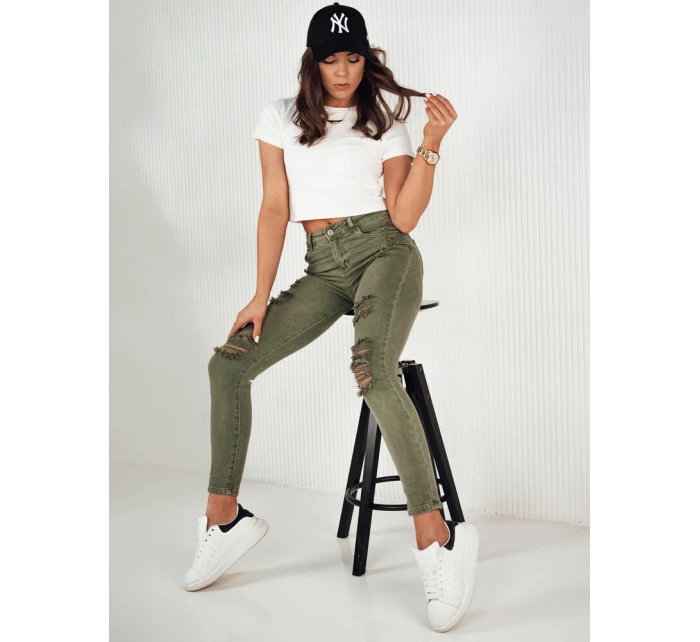 Dámské džínové kalhoty green Dstreet model 21972770 - FashionStreet