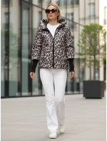 Dámska prechodná bunda v leopardej ružovej farbe FashionStreet TY5550 Dámska prechodná bunda v leopardej ružovej farbe FashionStreet TY5550