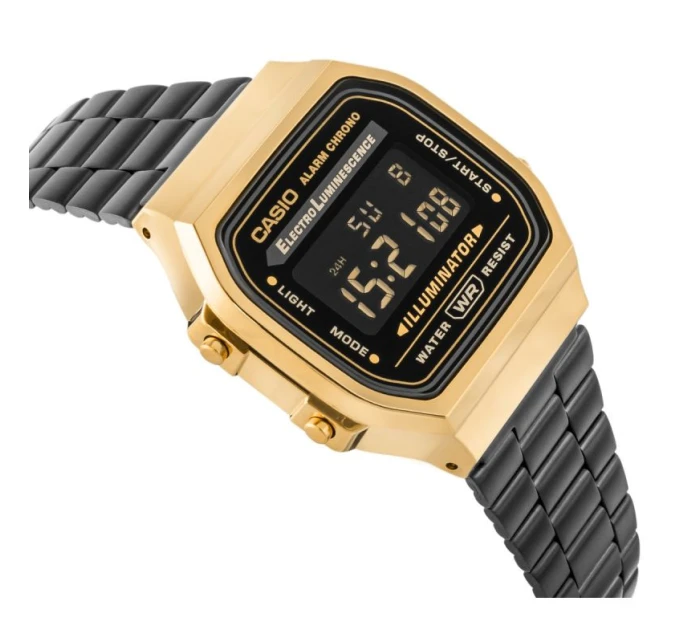 CASIO Vintage pánske hodinky A168WEGB-1BEF + BOX CASIO Vintage pánske hodinky A168WEGB-1BEF + BOX