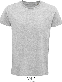 SOL'S Crusader Men Pánské tričko z bio bavlny 25.3582 grey melange
