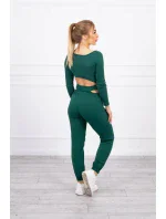 Souprava s halenkou zelená Souprava s halenkou zelená