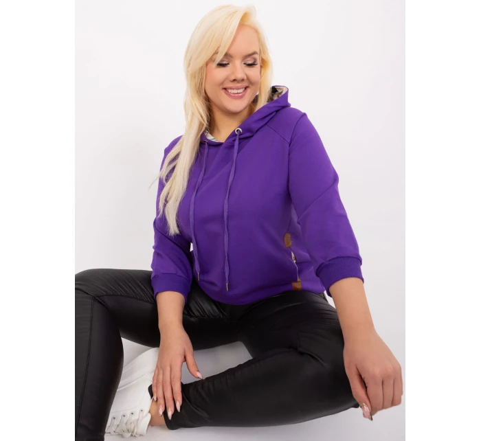 Bluza RV BL model 19394530 ciemny fioletowy - FPrice