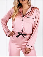 Pyžamo Classic Look Pink - Momenti Per Me