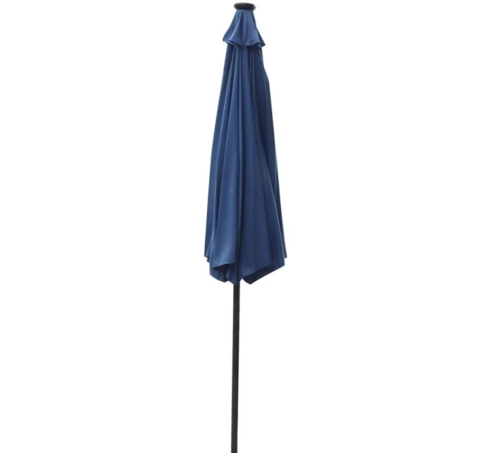 ZÁHRADNÝ SLNEČNÍK S LED OSVETLENÍM 300CM NÁMORNÍCKA MODRÁ