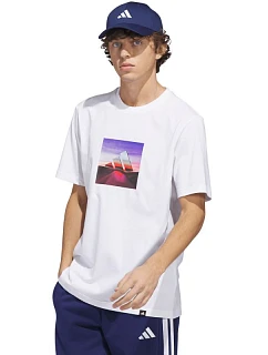 Pánske tričko adidas Summer Heat Graphic white JZ7545 pánske