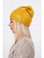 Čepice model 18745378 hořčice - K-Fashion