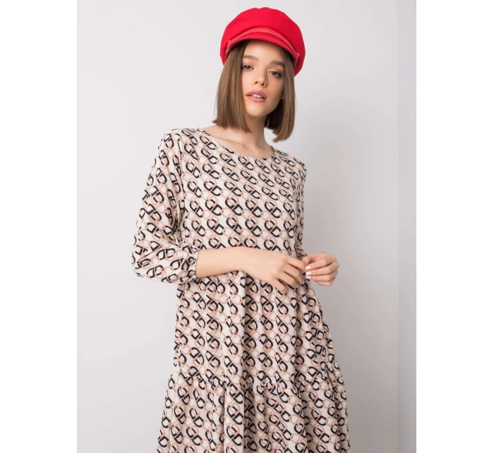 Šaty WN SK R821 1.65 svetlo béžová