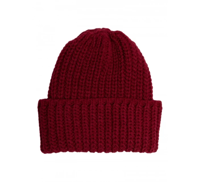 M895 Rebrovaná čiapka - bordová