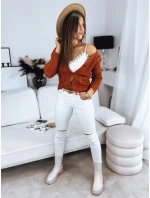 Dámský červený svetr Dstreet model 21967030 - FashionStreet