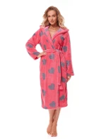 Dlouhý dámský župan model 18829036 Futura SXL - L&L Dlouhý dámský župan model 18829036 Futura SXL - L&L